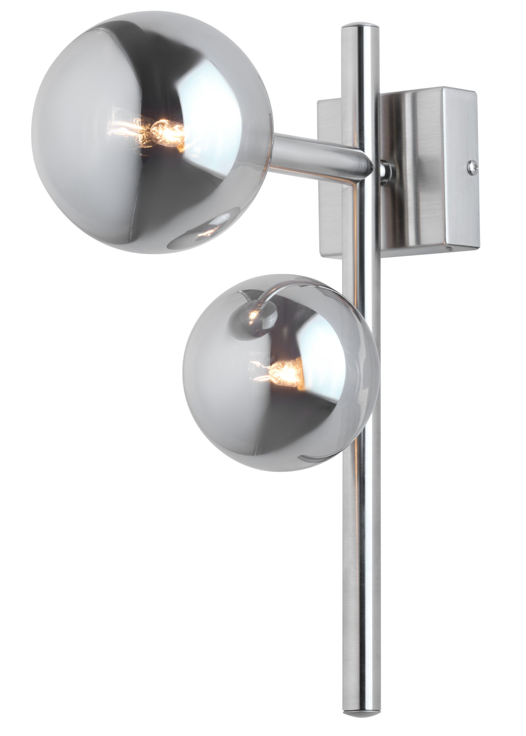 Kinkiet NEPTUN Jupiter srebrny/szary G9 36x12x26 cm 1 szt.