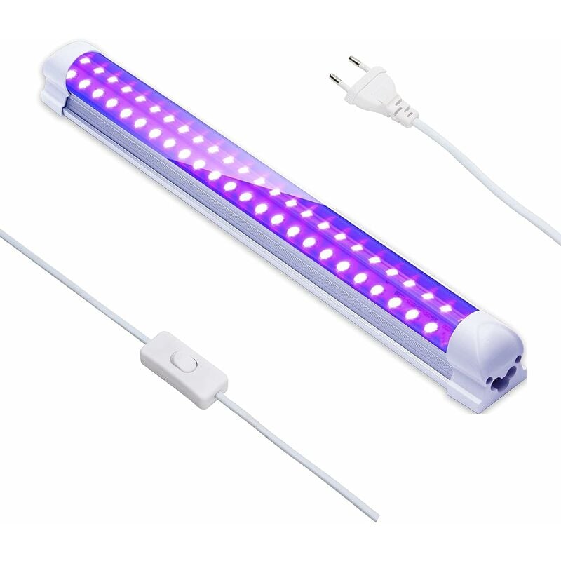 395nm 10W LED Tubowa Lampa UV, 48 diod LED, światło dyskotekowe DJ, na Halloween, Boże Narodzenie, malowanie ciała, fluorescencyjna lampa LED, kompakt