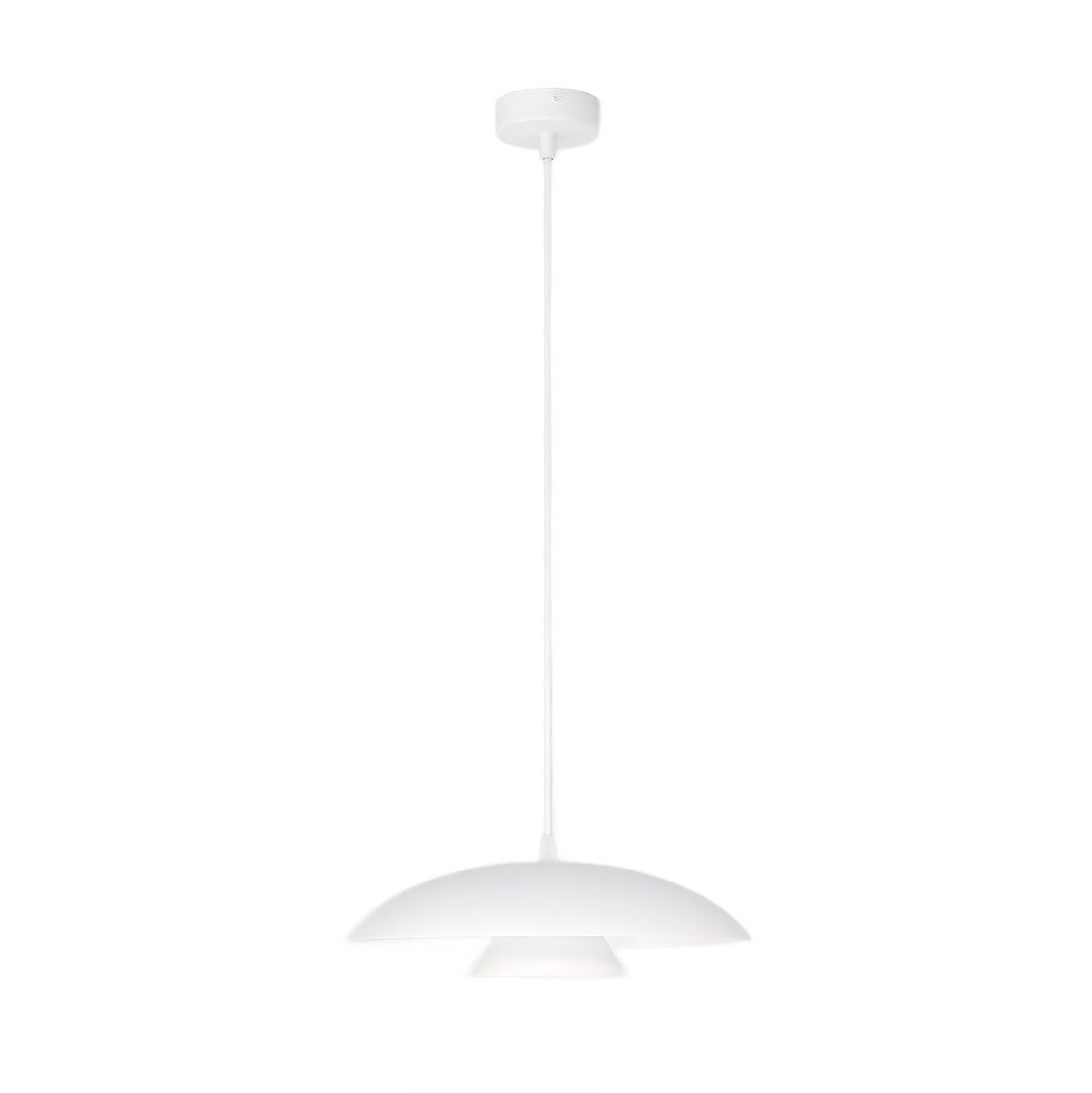 Lampa wisząca warstwowy kopułowy klosz BABEL biały 1xGX53x12W metal wym:140x30x30cm IP20 Emibig