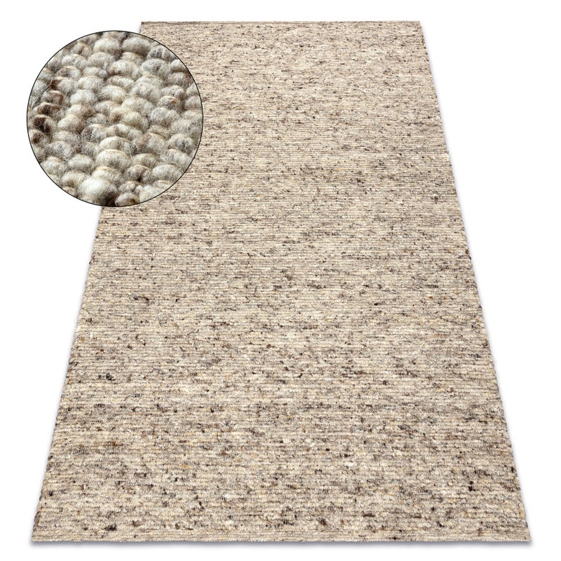 Dywan NEPAL 2100 sand, beż - wełniany, dwustronny, naturalny 300x400 cm