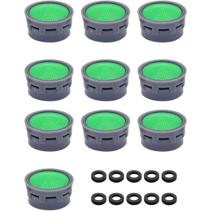 Zestaw 10 filtrów + 10 uszczelek, perlator do kranu, filtr do wody do kuchni/łazienki