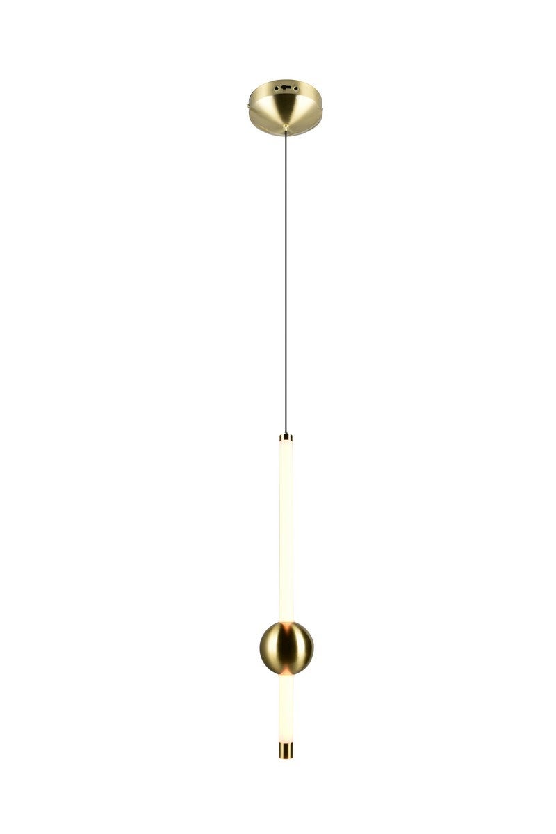 Lampa wisząca LED MELITA 6W Odcienie bieli 600lm metal złota wym:150x13x13cm IP20 Trio