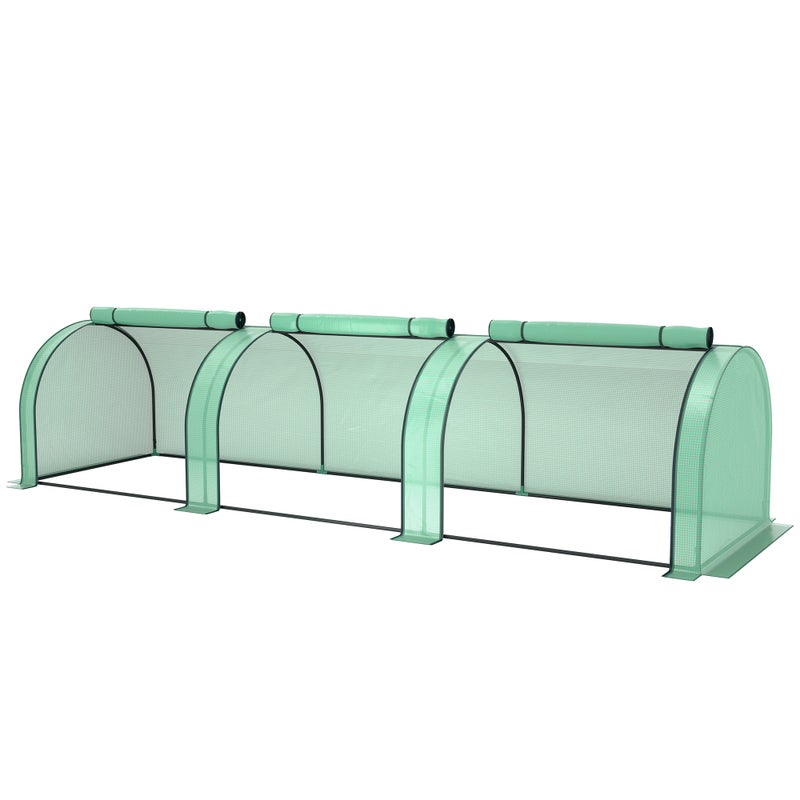 Miniaturowa szklarnia na pomidory, 3,5L x 1W x 0,8H, stal PE, odporna na promieniowanie UV