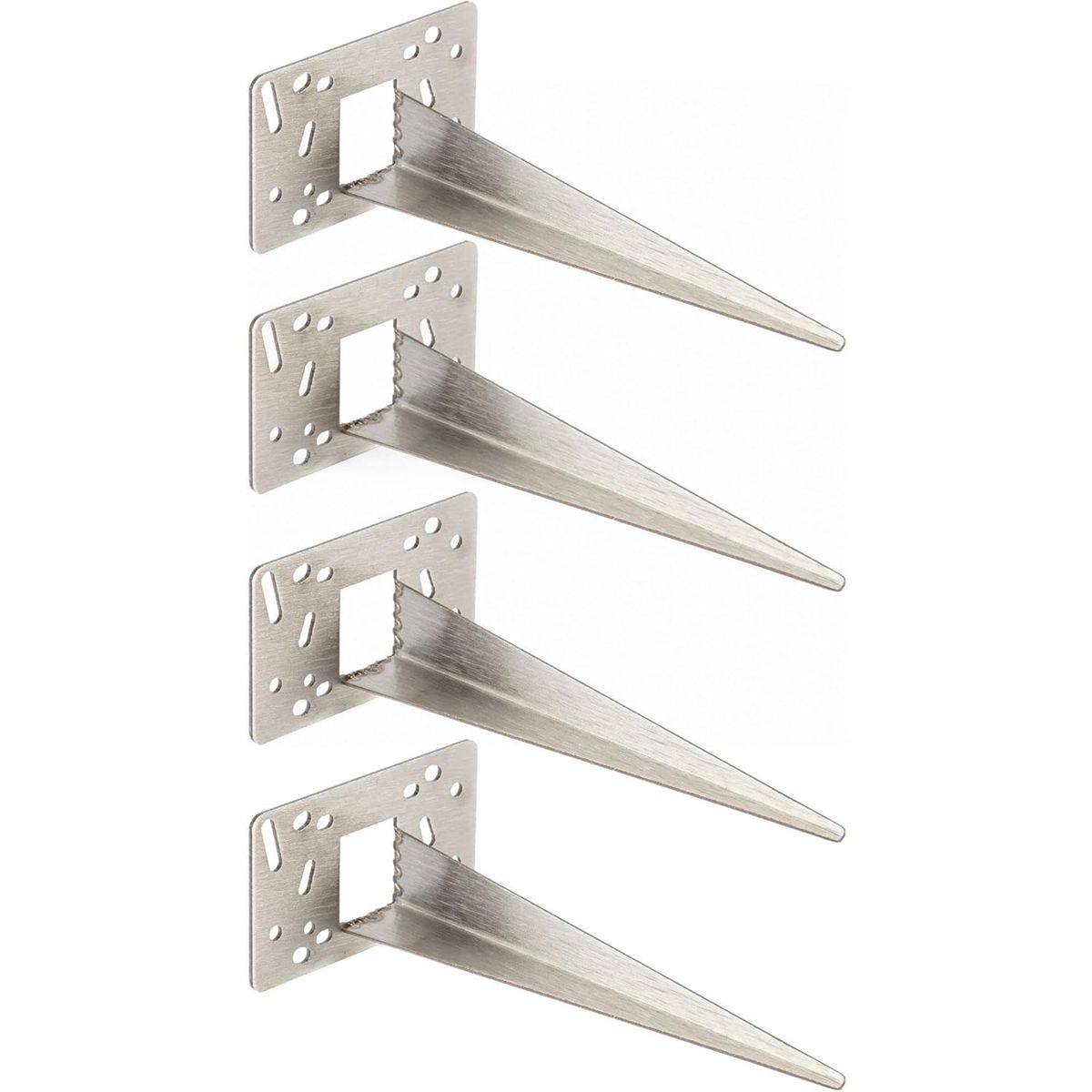 Novatool 4X estaca jardim 10x6x18cm aço inoxidável fixação lâmpada