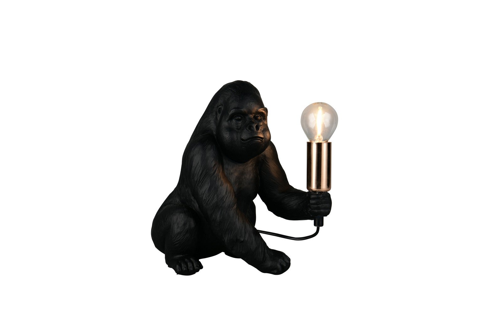 Lampa stołowa KONG 1xE14x10W tworzywo sztuczne czarna wym:23x22x15cm IP20 RL