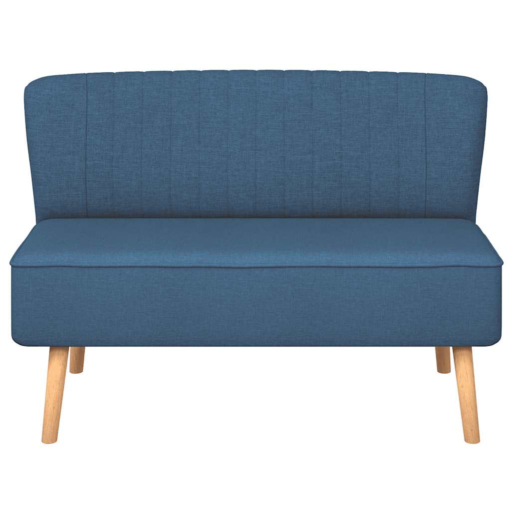 Sofa 117x55,5x77 cm, niebieski materiał