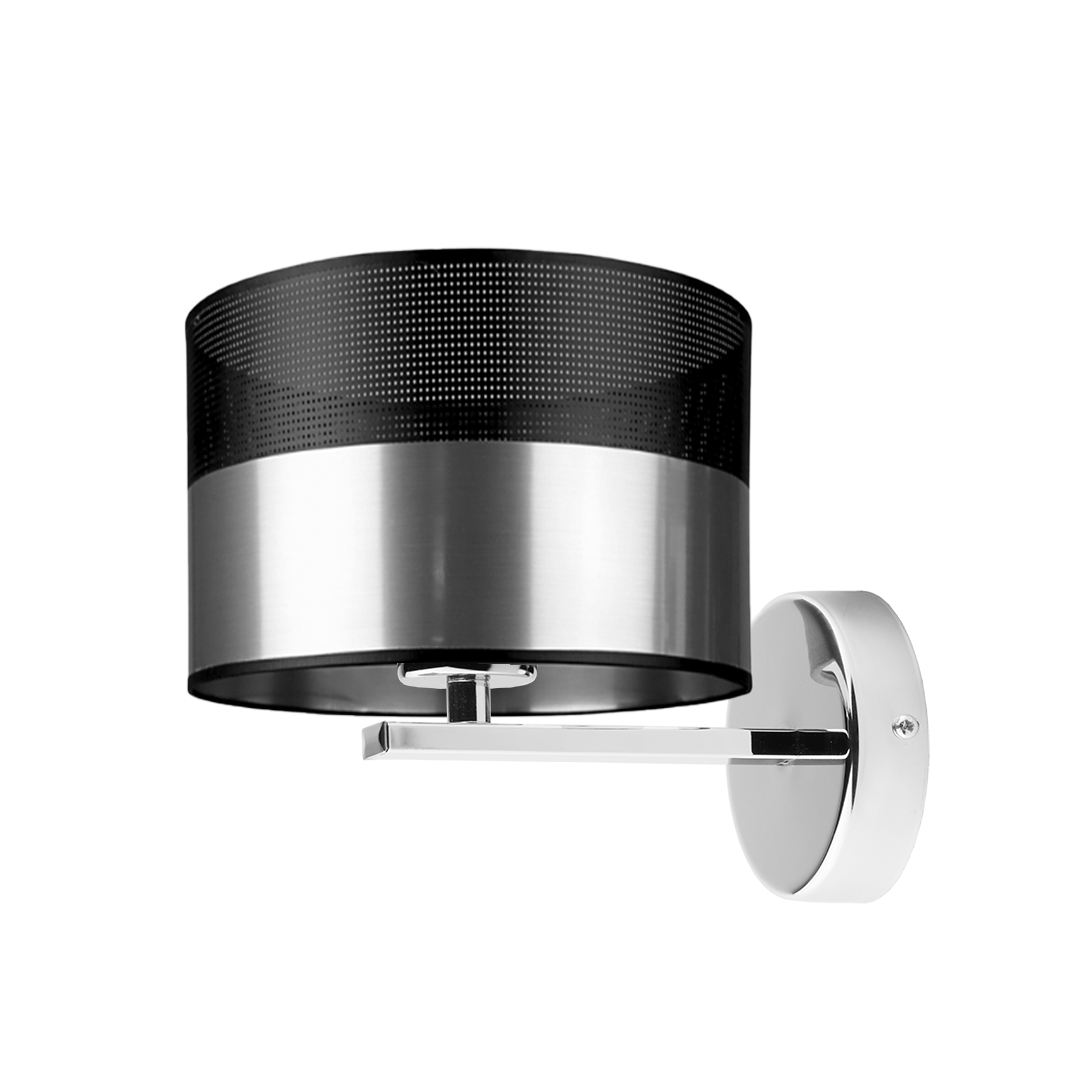 Kinkiet lampa ścienna lampa na ścianę z abażurem walec SIMPLE