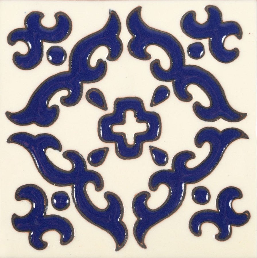 Meksykańskie płytki ceramiczne Enrica – 30 unikalnych płytek ściennych z reliefem do łazienki, prysznica, kuchni, schodów, 10,5 x 10,5 cm