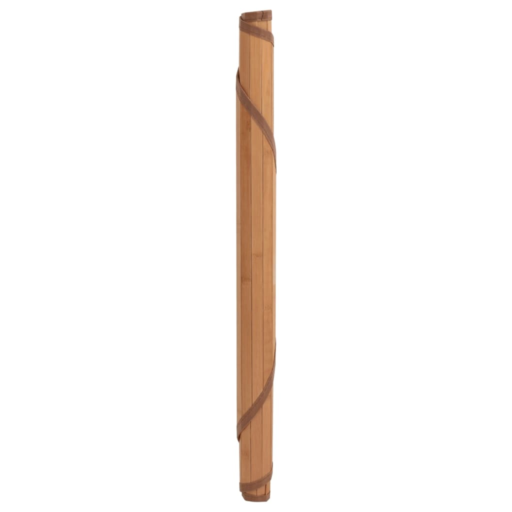 Dywan okrągły, naturalny, 60 cm, bambusowy