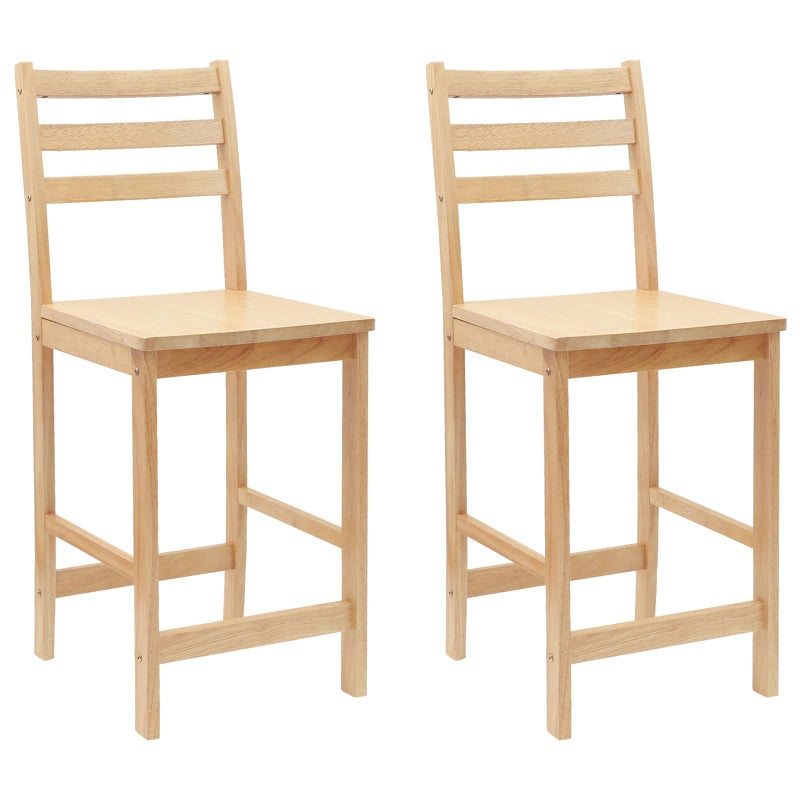 Krzesła jadalne 2 pcs Naturalny 40 x 47,5 x 99,5 cm
