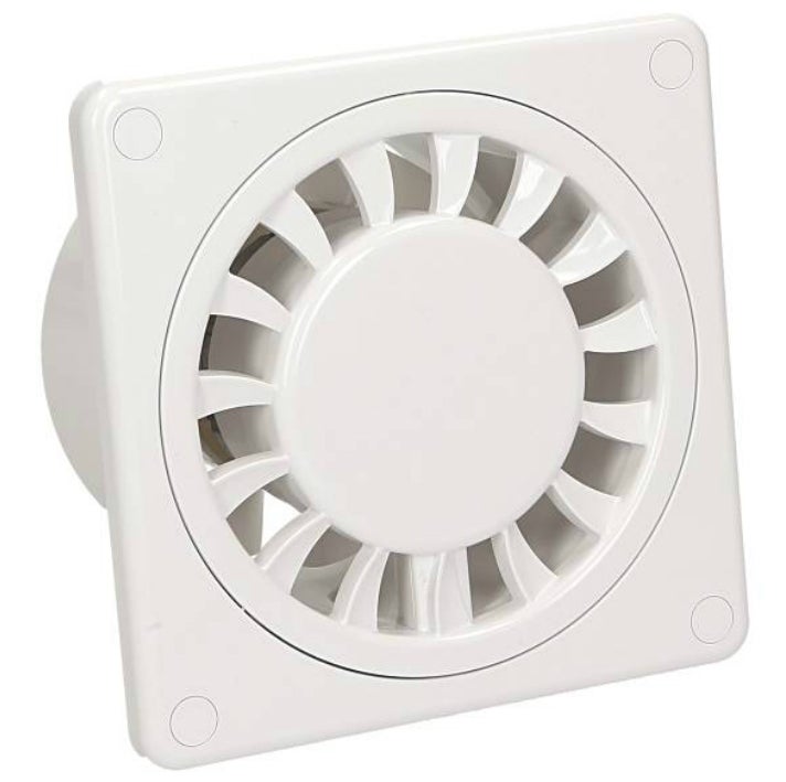 Wentylator łazienkowy Disk 100 mm, standard
