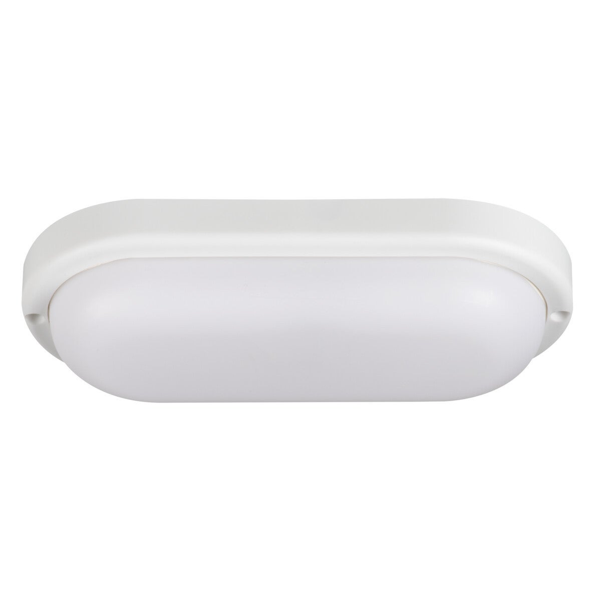 Plafon owalny TOLU LED 12W Neutralna biel 1050lm biały wym:3,8x19,5x9,4cm IP54 Miledo