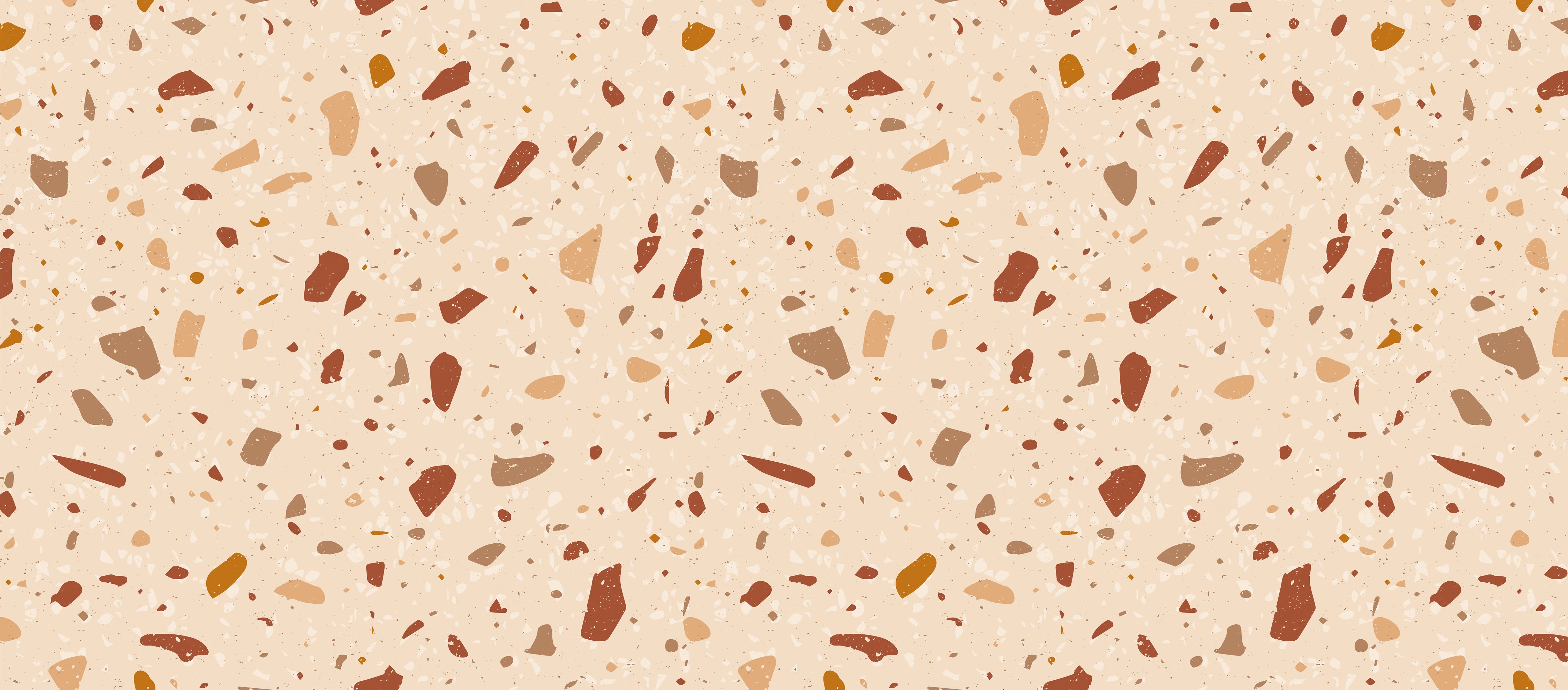Dywan winylowy Terrazzo Helena 66x150 cm - antypoślizgowa wykładzina PVC z gładkim nadrukiem, winylowa wykładzina do kuchni lub salonu, zmywalna