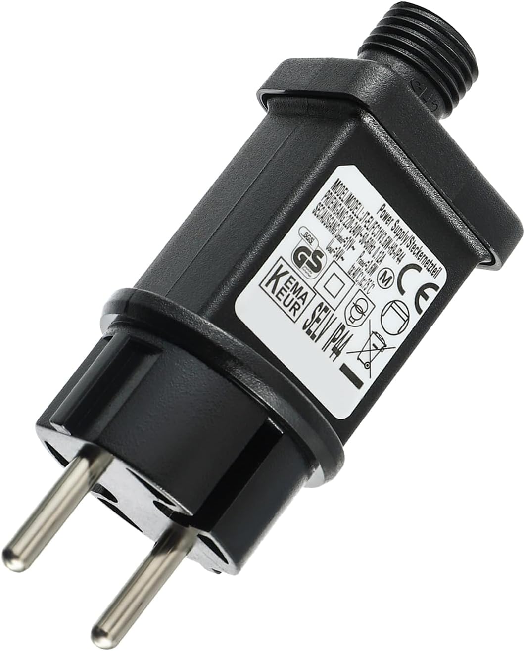 Transformator LED 31 V 3,6 W, wtyczka migająca, sterownik IP44, z timerem, 8 trybów do dekoracyjnych świateł migających, świateł soplowych, kurtyn świ
