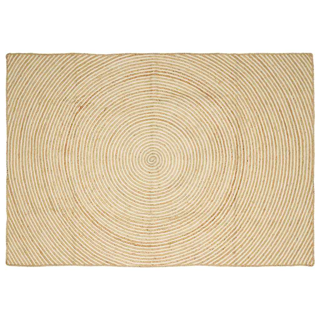 Dywany pokojowe Biały 200 x 290 cm Juta vidaXL