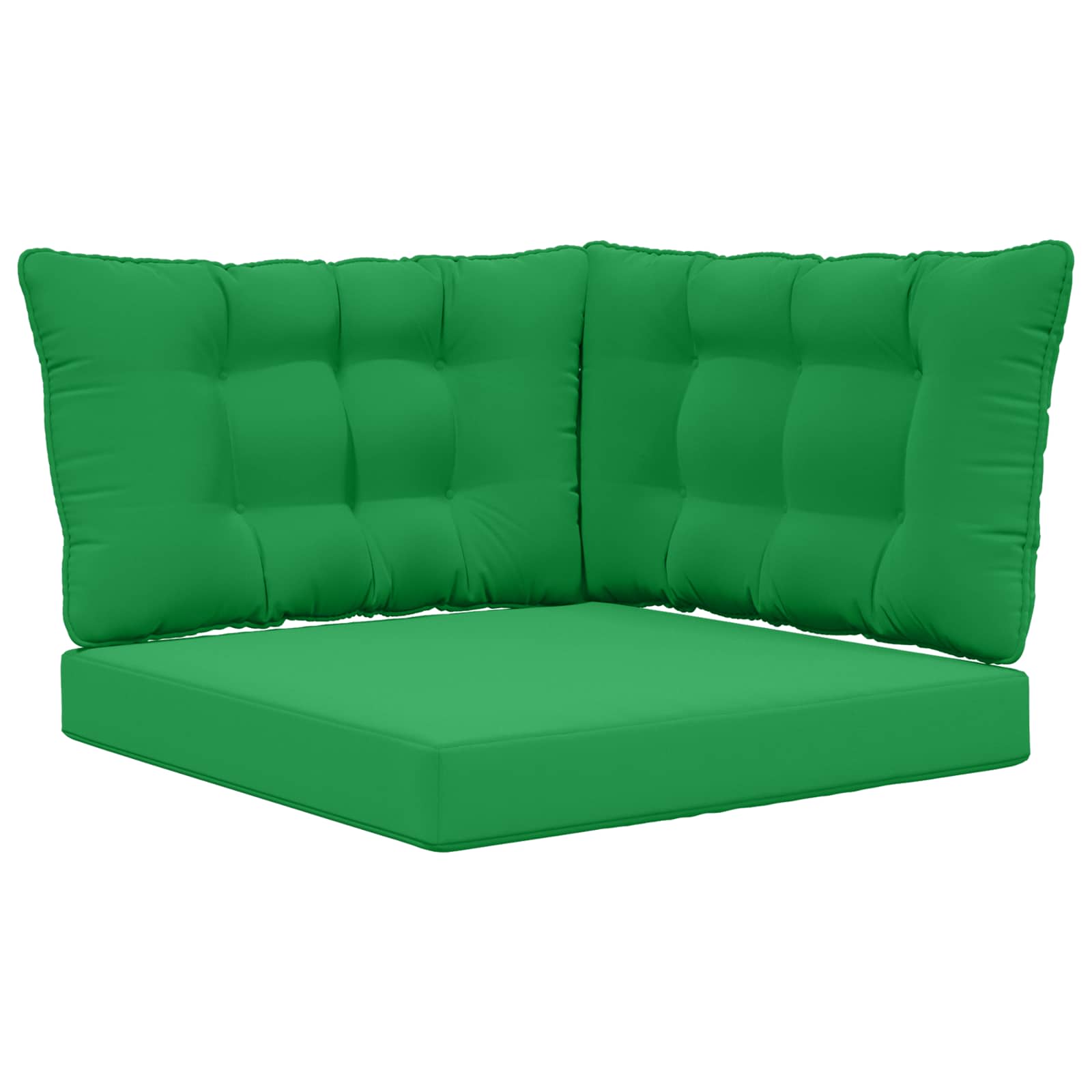 Poduszka do sofy na zewnątrz Poliester Zielony 80 x 43 x 10 cm