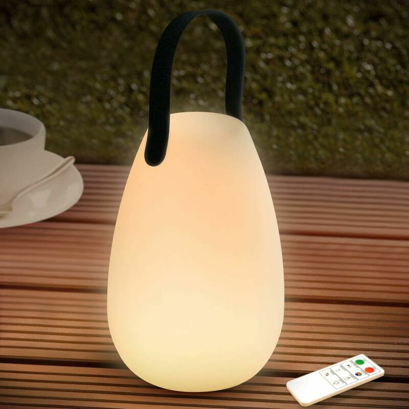 Akumulatorowa lampa stołowa LED użytku zewnętrznego kolorów bezprzewodowa lampa stołowa ściemnianiem pilot zdalnego sterowania poziomy intensywności