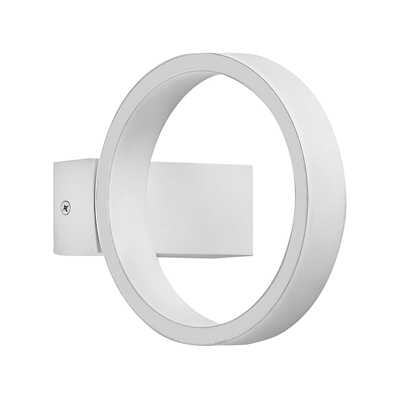 Kinkiet LED Enso 7W 3000K biały – nowoczesna, regulowana lampa aluminiowa z pośrednim światłem i ściemnialnym odcięciem fazy – Rossini