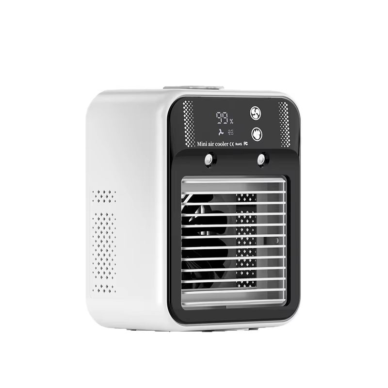 Mini klimatyzator z nawilżaczem rozpylającym USB, wodny wentylator biurkowy, przenośna chłodziarka