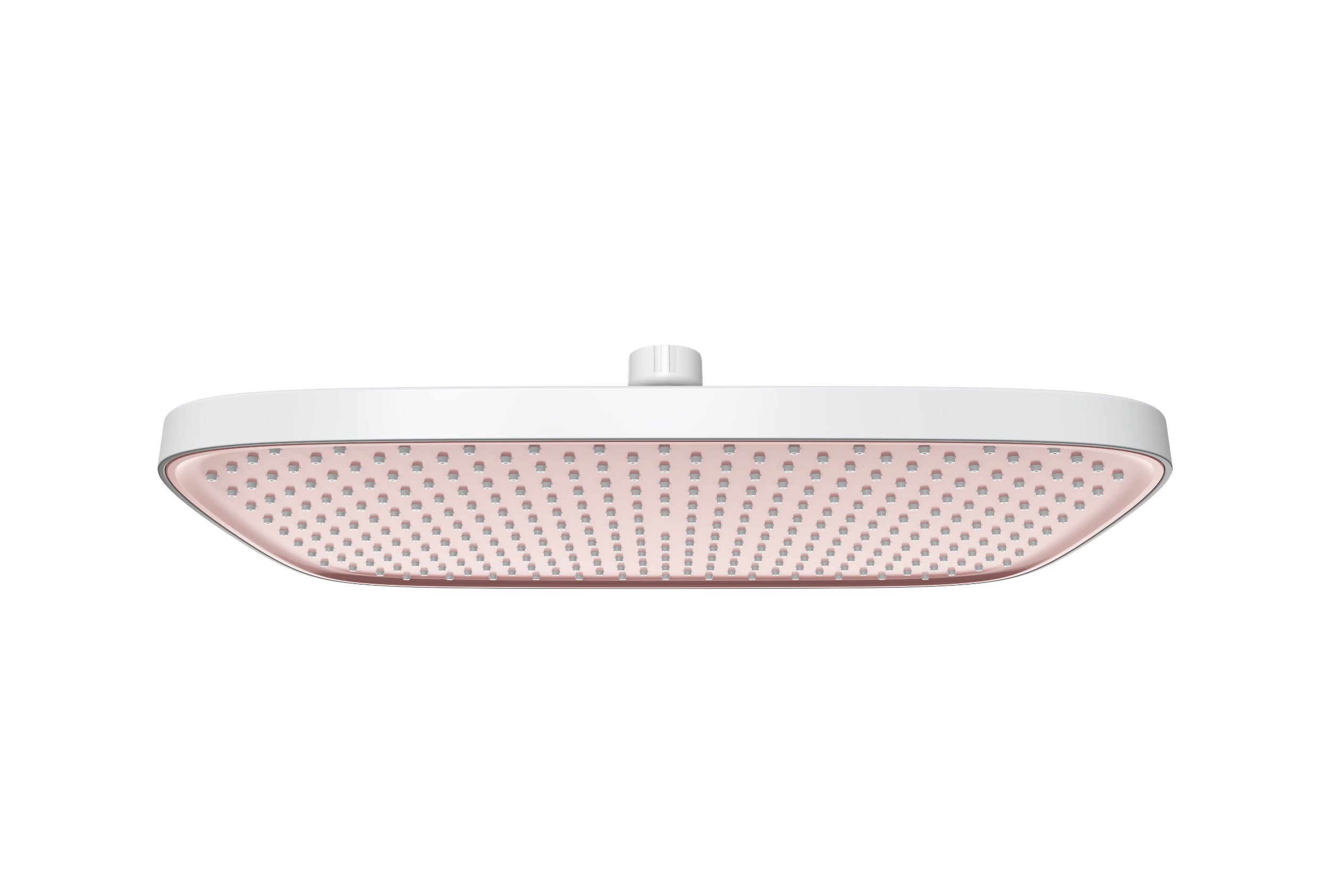 Bernstein Deszczownica D2201E 30x21 cm system antywapienny biała/różowy mat