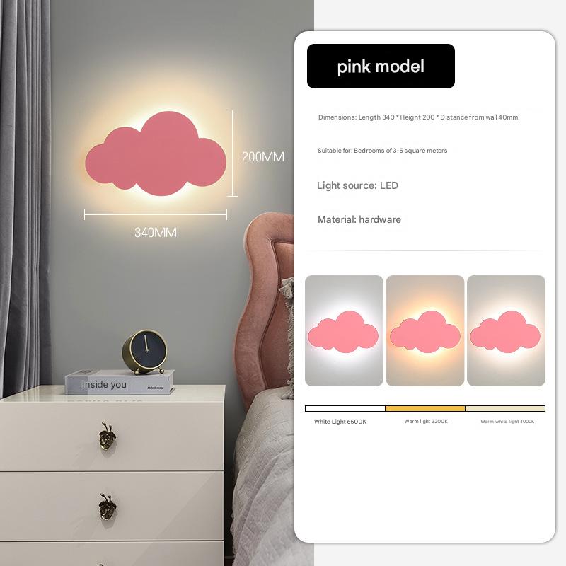 Kinkiet w kształcie chmury, lampka nocna LED do salonu/przedpokoju, designerska oprawa oświetleniowa, 3000/4000/6000 K
