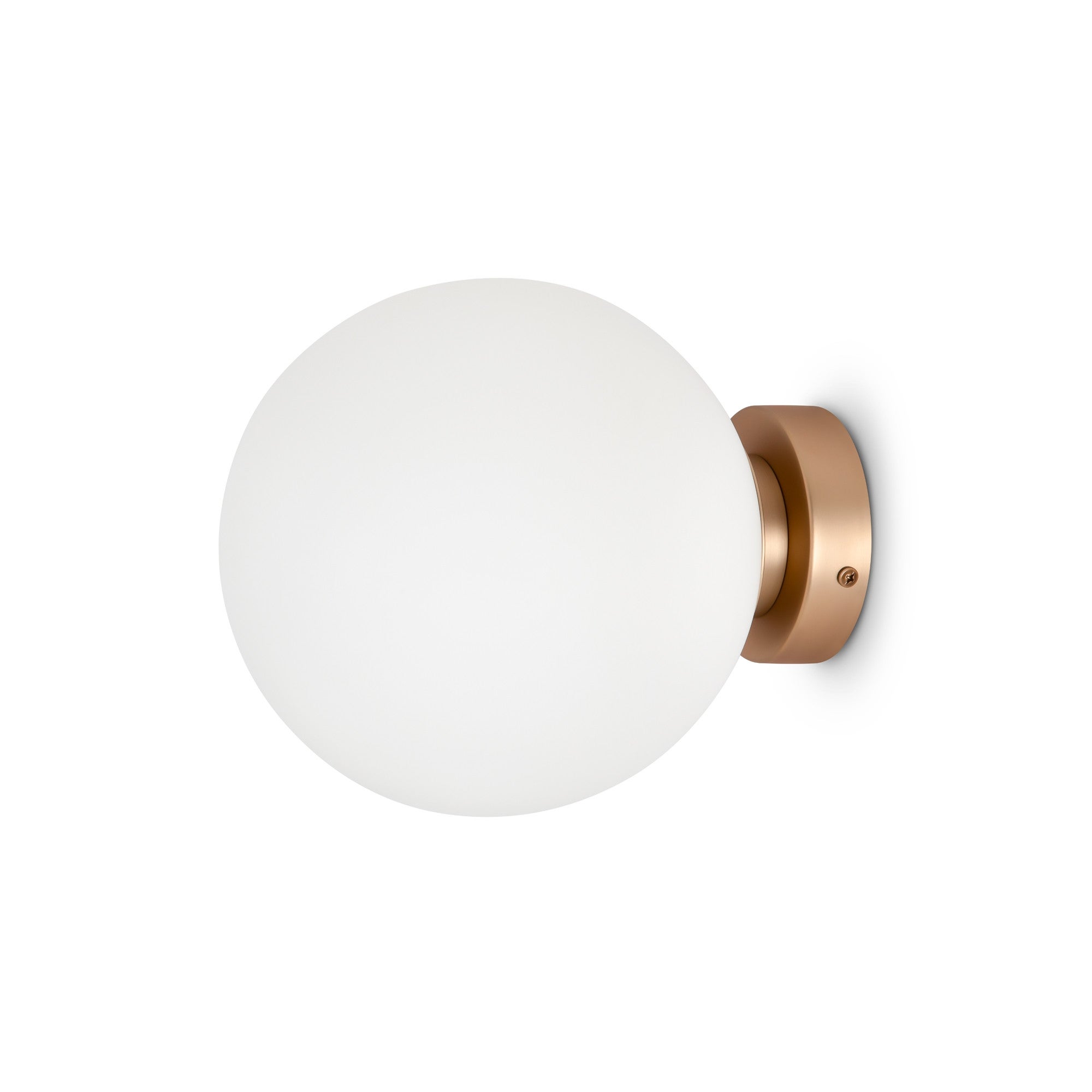 Lampa ścienna biały okrągły klosz Basic form Maytoni MOD321WL-01G3
