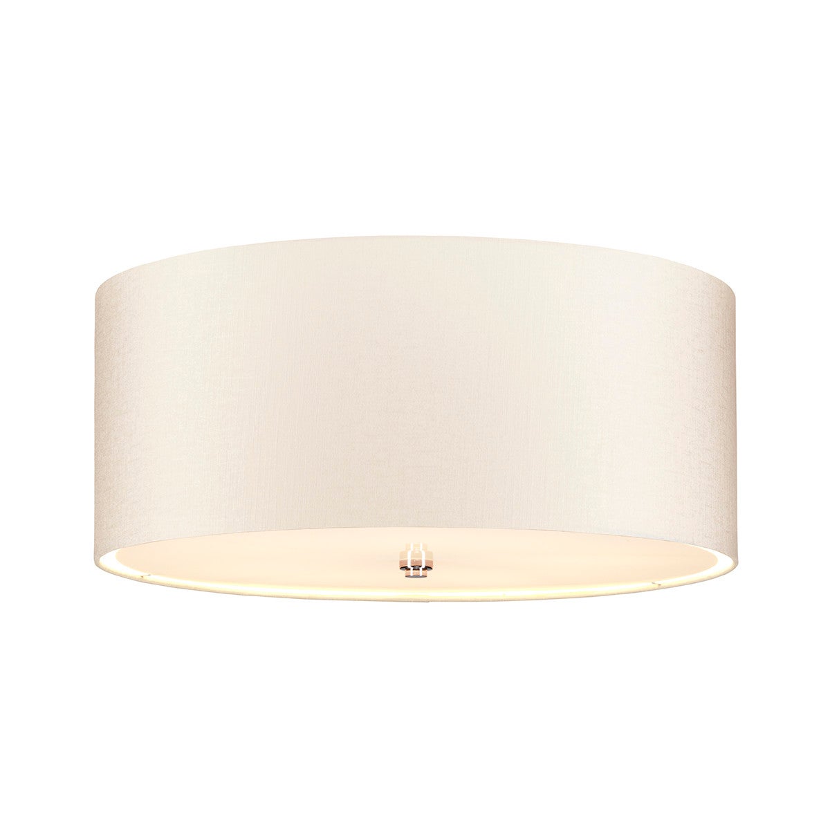 Plafon abażurowy okrągły 55.9 cm 5xE27 60W polerowany chrom Fletcher Flush Designer's Lightbox