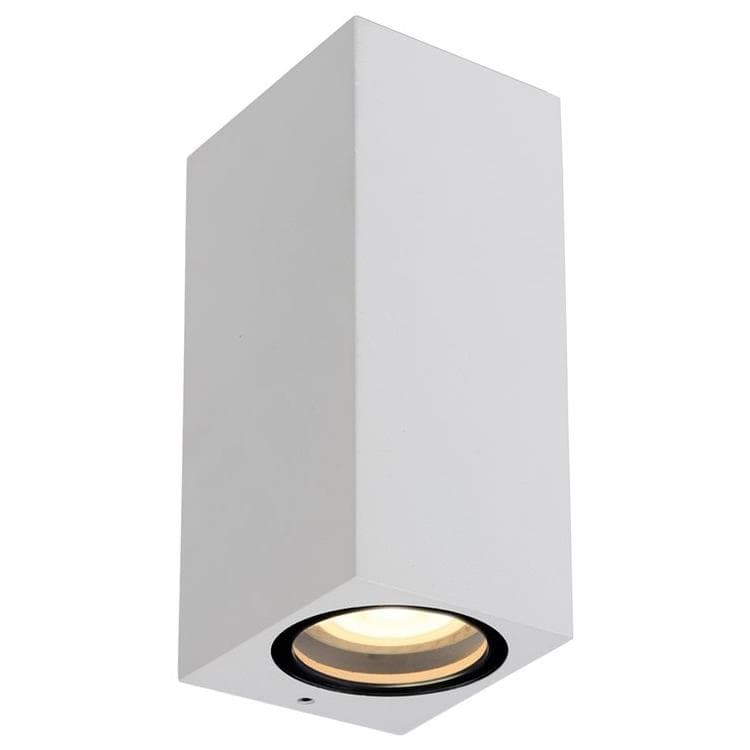 Kinkiet zewnętrzny ZARO biały 2xGU10x35W wym:16x6,8x7,8cm IP44 Lucide