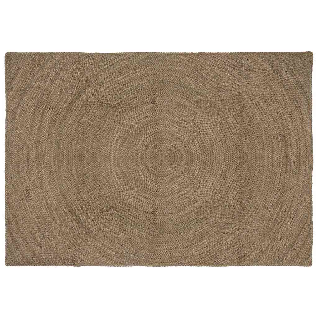 Dywany pokojowe Szary 120 x 170 cm Juta vidaXL