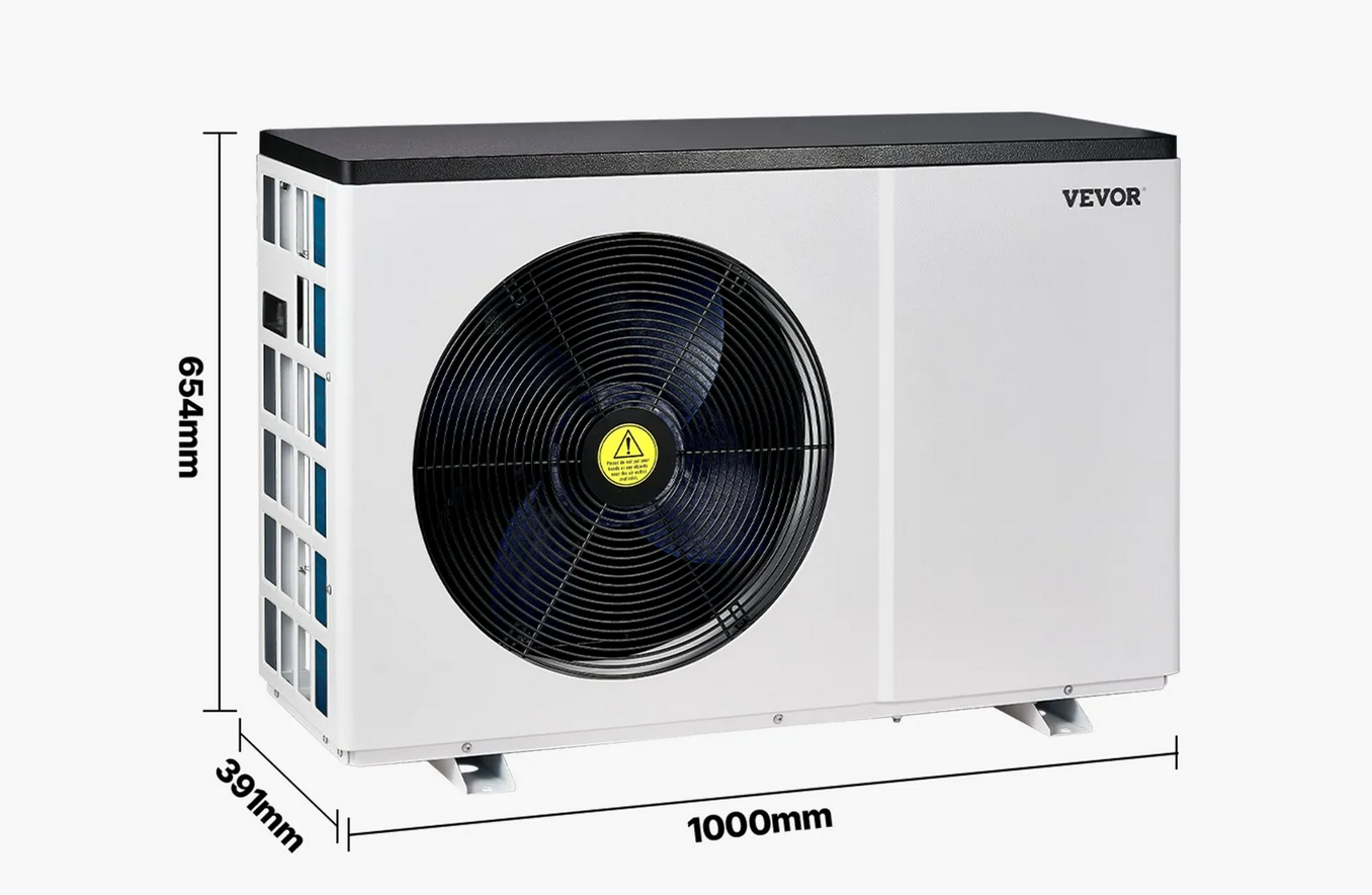 Pompa ciepła basenowa energooszczędna 3,2–15 kW inwerter do basenu