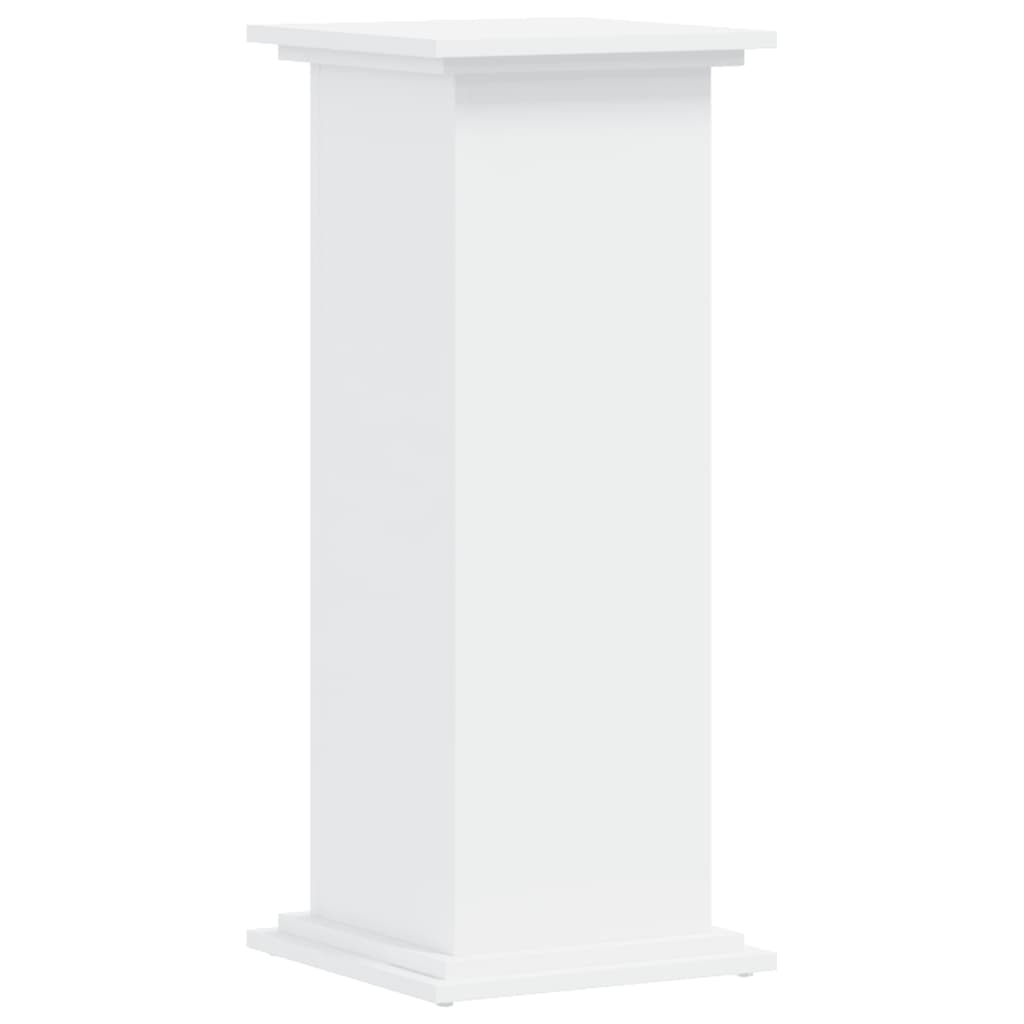 Stojak na Rośliny 80 cm Biały 33x33x80 cm do Salonu