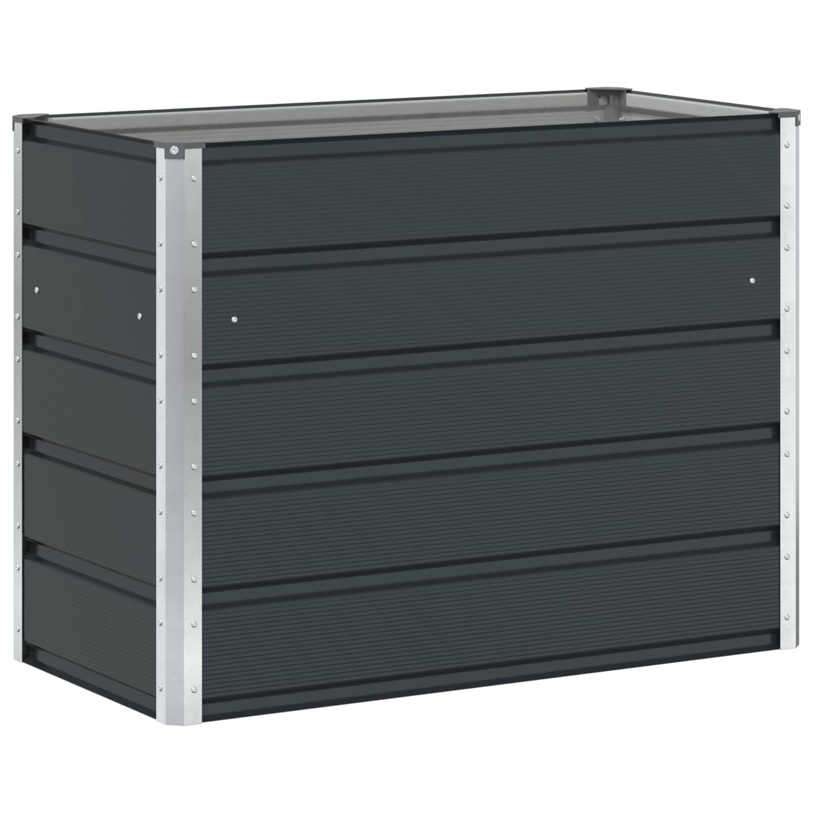 Donica Antracyt 100 x 50 x 75 cm Stal Galwanizowana