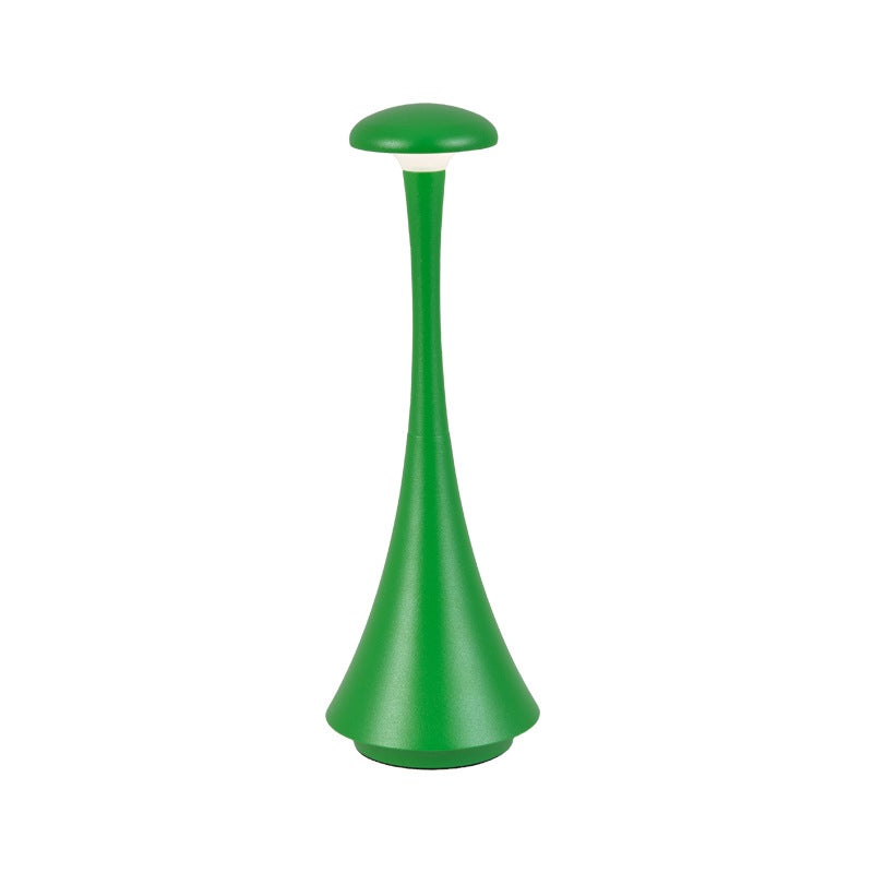 Designerska lampka stołowa nocna do sypialni, ściemnialna lampka stołowa LED, zielona