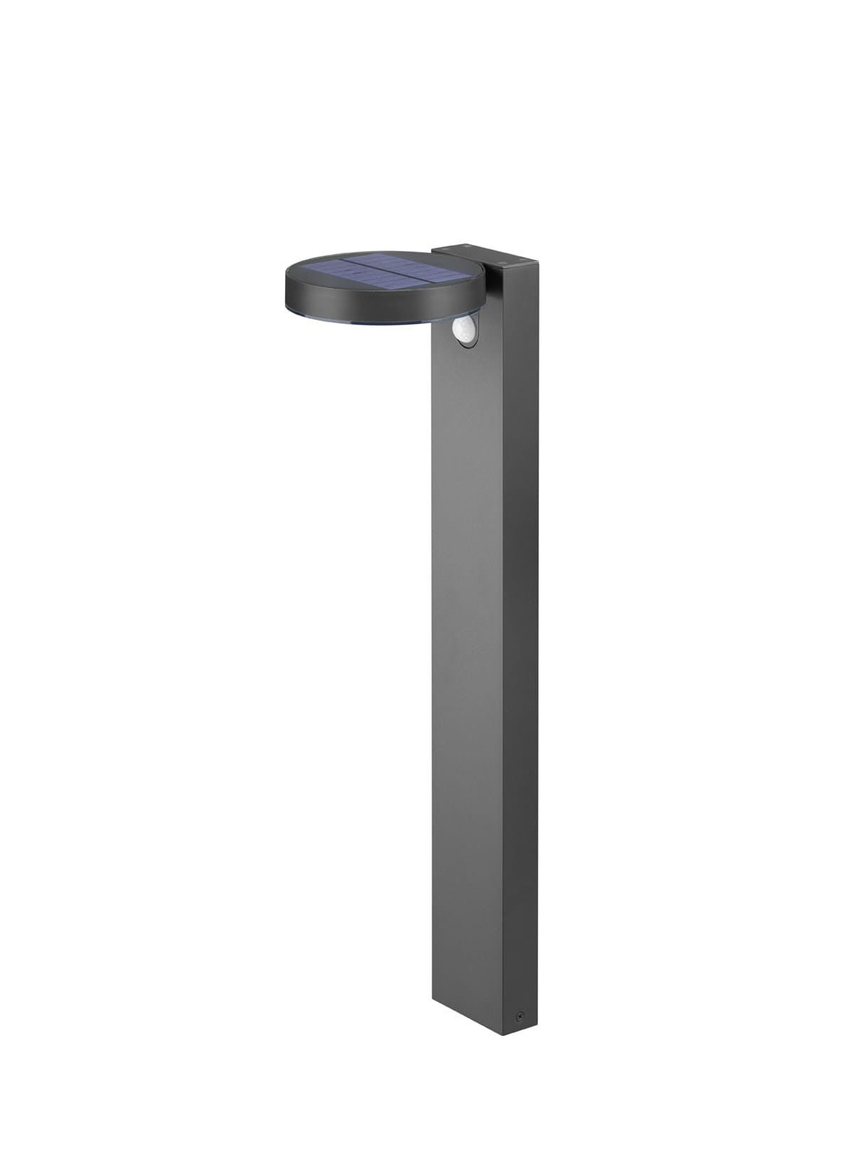 Lampa ogrodowa solarna stojąca z czujnikiem Posadas antracyt LED 5W 3000K 290lm IP44 wym: 60 x 15 x 19,5 cm metal RL