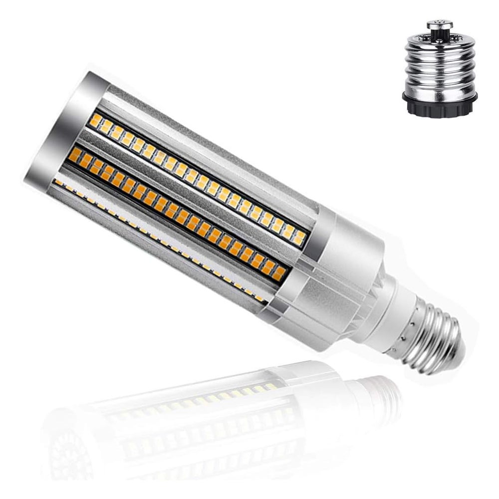 Żarówka LED kukurydza E27 50W, ciepła biała barwa światła 3000K, 6000lm, odpowiednik żarówki żarowej 350W, idealna do magazynów i warsztatów