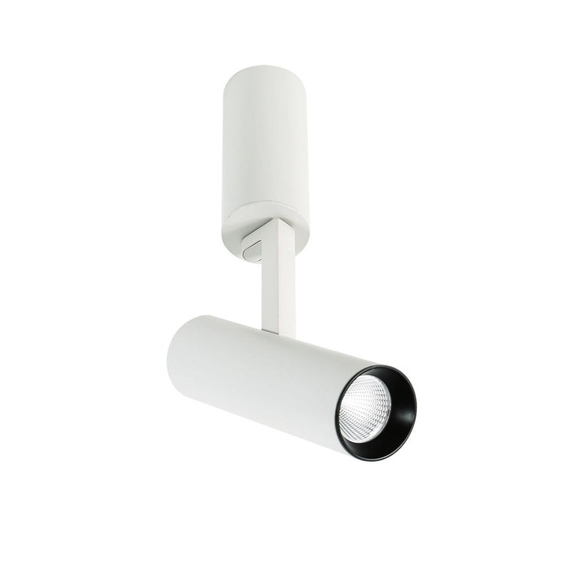 Reflektor sufitowy spot natynkowy okrągły Bocca biały LED 18W 3000K 1590lm wym: 6 x 6 cm aluminium Italux