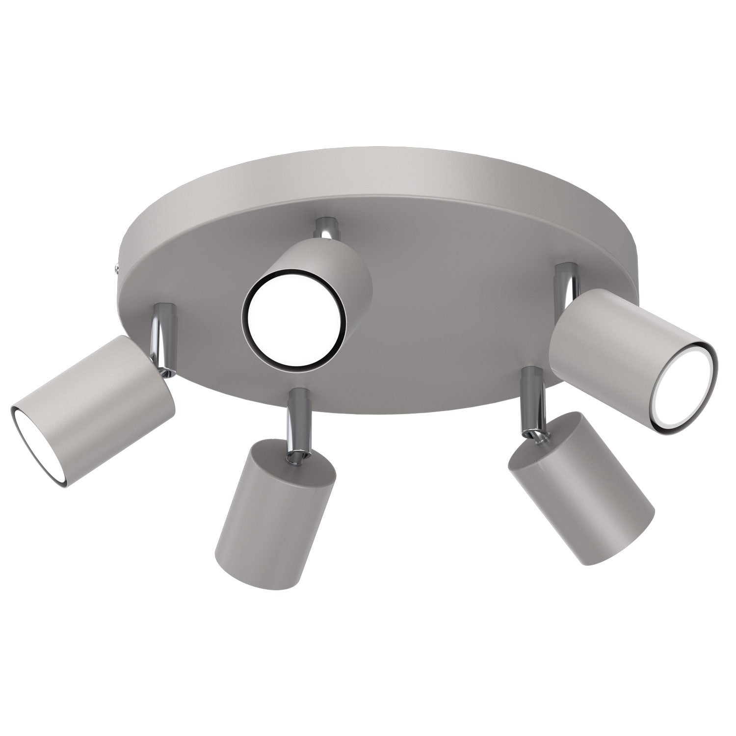 Lampa sufitowa Fun szara 5xGU10x8W metal wym:10,5x30x30cm IP20 Luminex