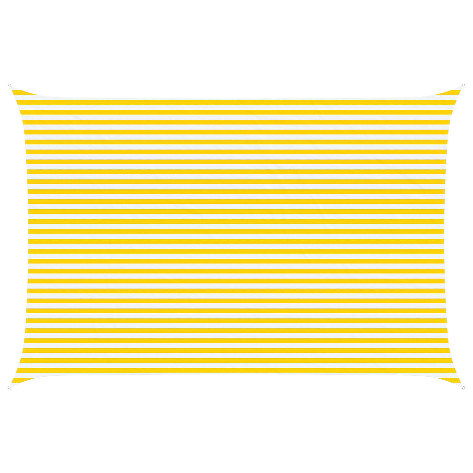 Żagiel Przeciwsłoneczny Prostokątny 400x600 cm Żółto-Biały Oxford na Taras