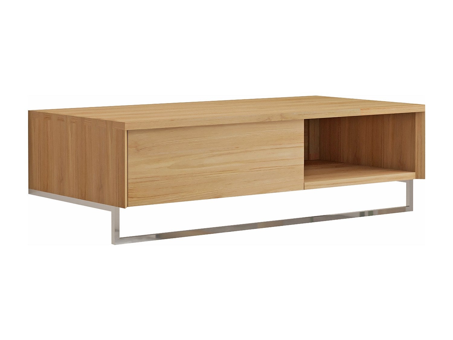 Szafka pod umywalkę wisząca z drewna tekowego z wieszakiem na ręczniki - 105 cm - KUPANG
