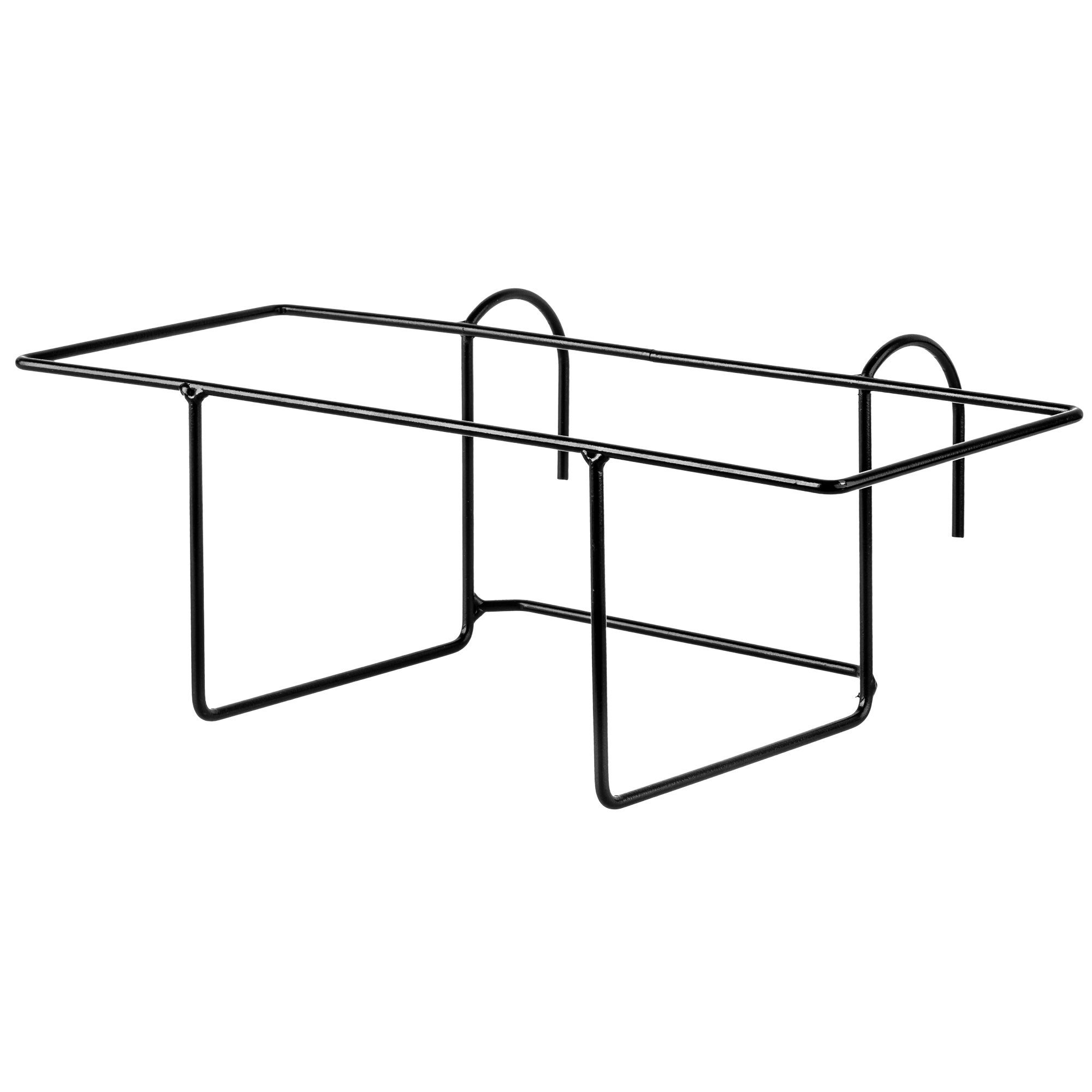 UCHWYT WIESZAK METALOWY NA DONICZKĘ BALKONOWĄ SKRZYNKĘ DONICZKI 40cm CZARNY