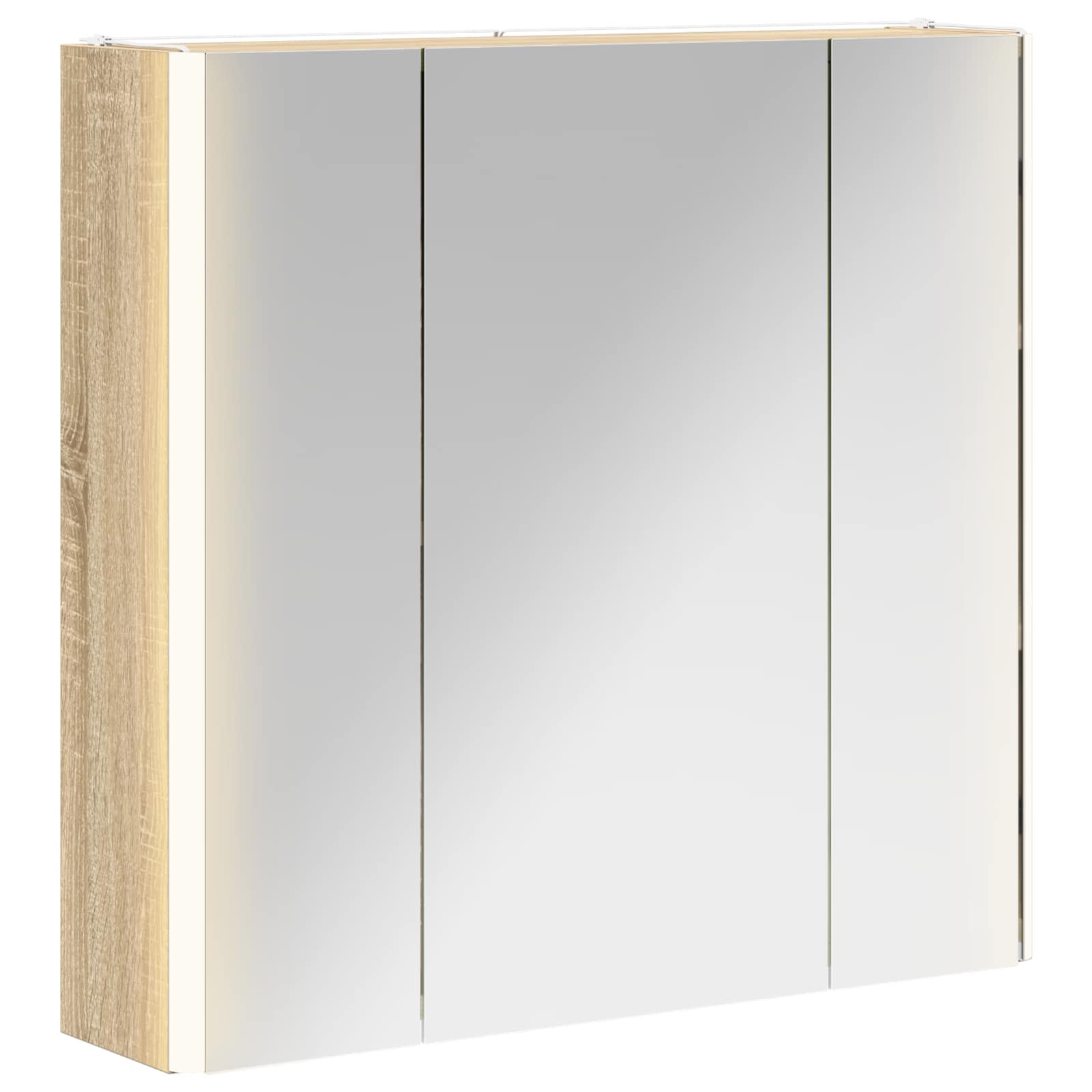 Szafka z lustrem do łazienki Dąb Sonoma 63,5 x 15,5 x 60,5 cm
