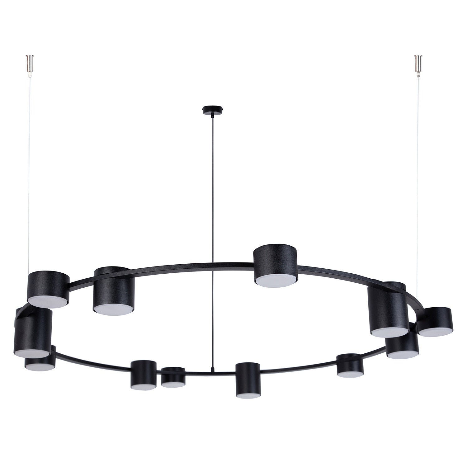 Lampa wisząca KODO czarna 12 x GX53 x 12W wym: 150 x 112 x 112 cm Sigma Lighting