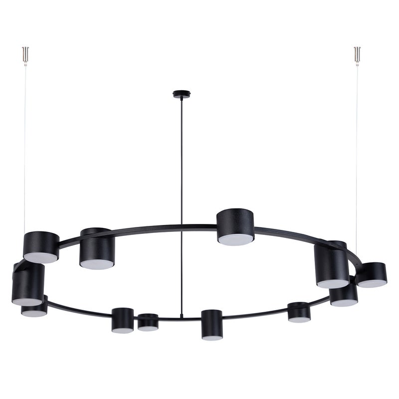Lampa wisząca KODO czarna 12 x GX53 x 12W wym: 150 x 112 x 112 cm Sigma Lighting