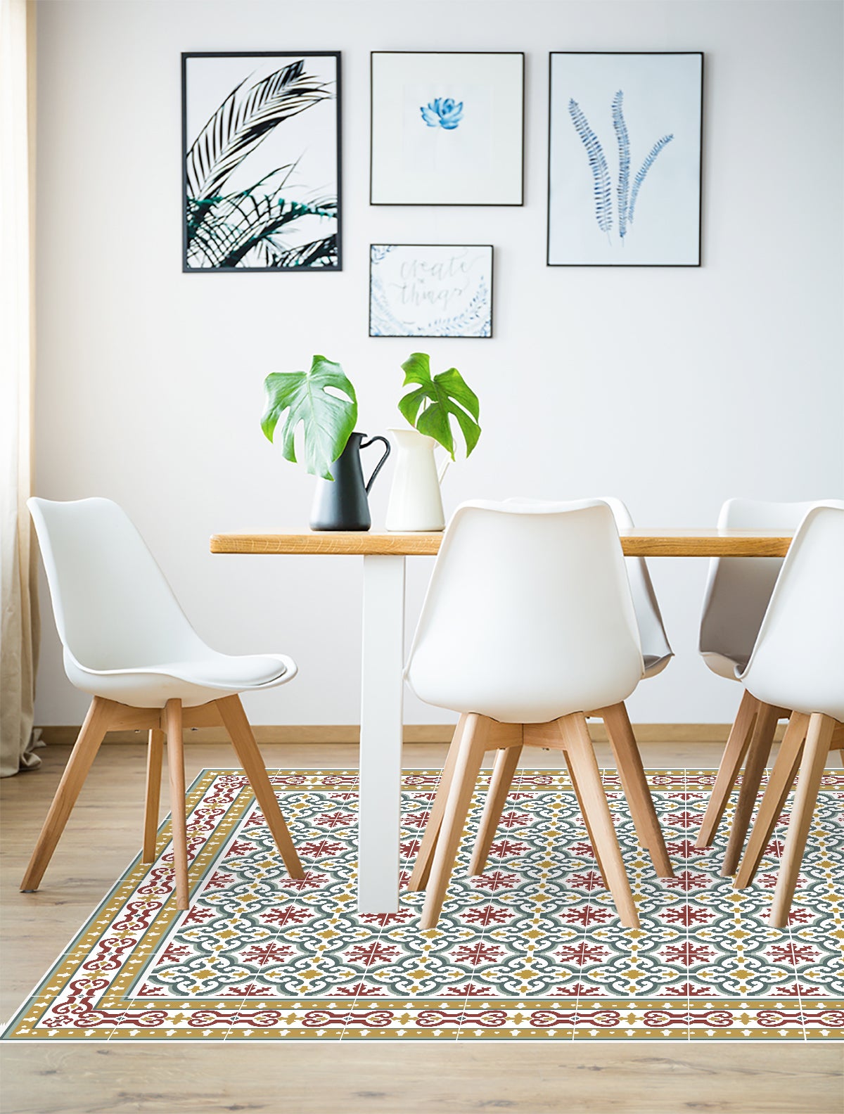 Dywan winylowy Brigitte 200x266 cm - PVC antypoślizgowa, winylowa do kuchni lub salonu, zmywalna, wodoodporna stylistyka