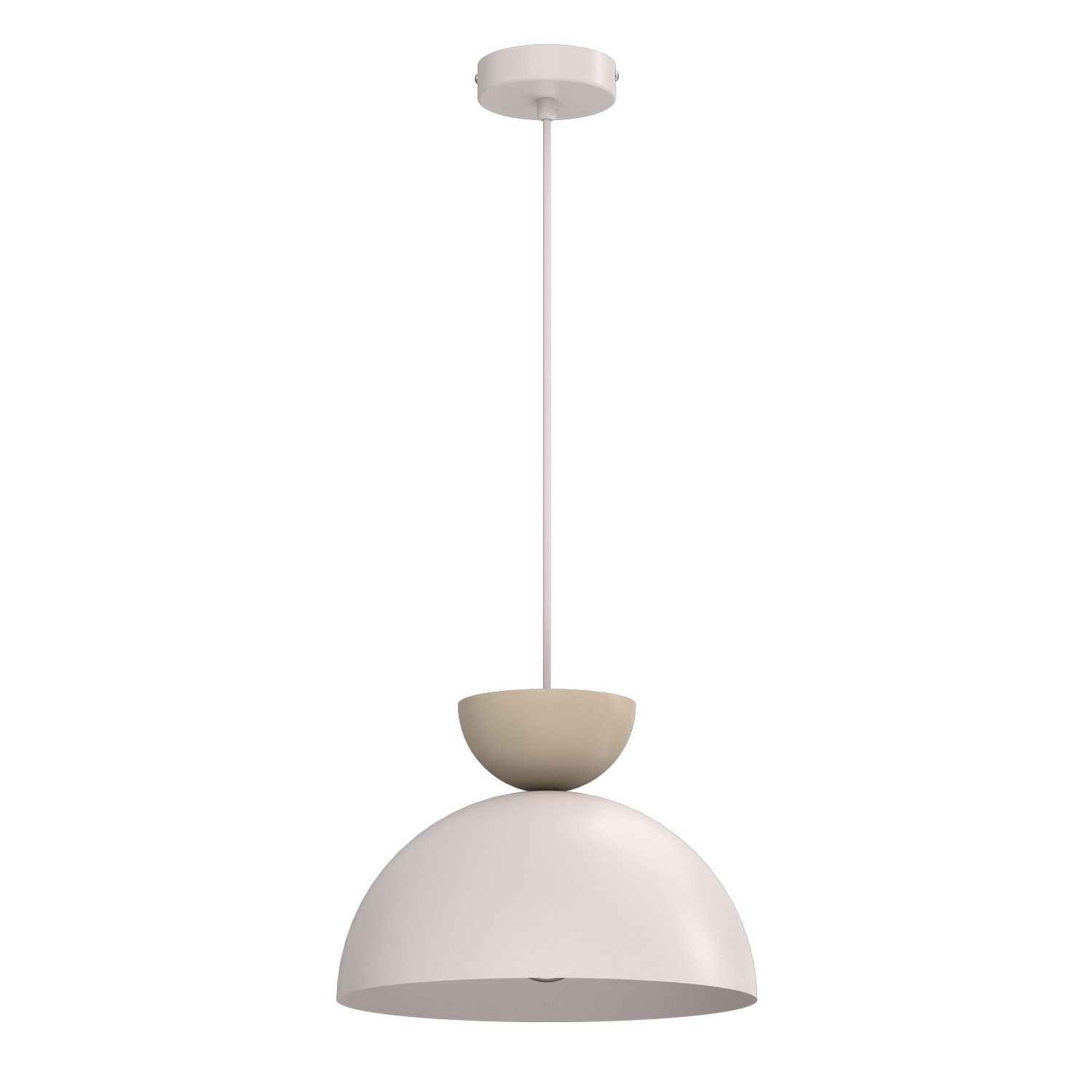 Lampa wisząca Nevis beżowy 1xE27x15W metal wym:105x29x29cm IP20 Luminex