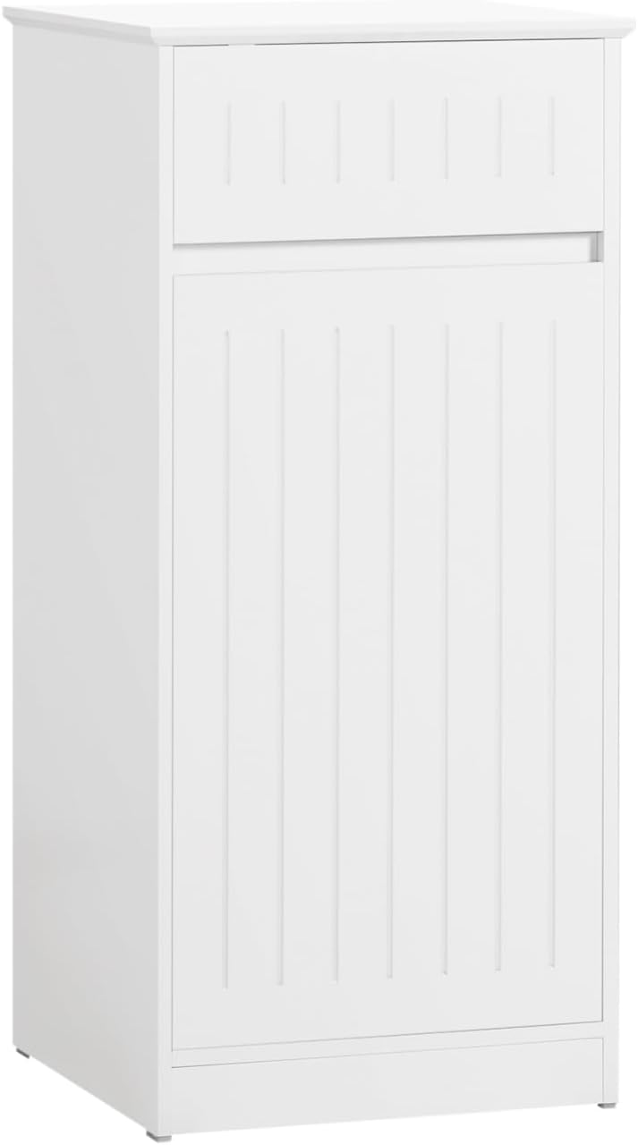 SoBuy Szafka Biała Bialy 40x39x86 cm BZR110-W