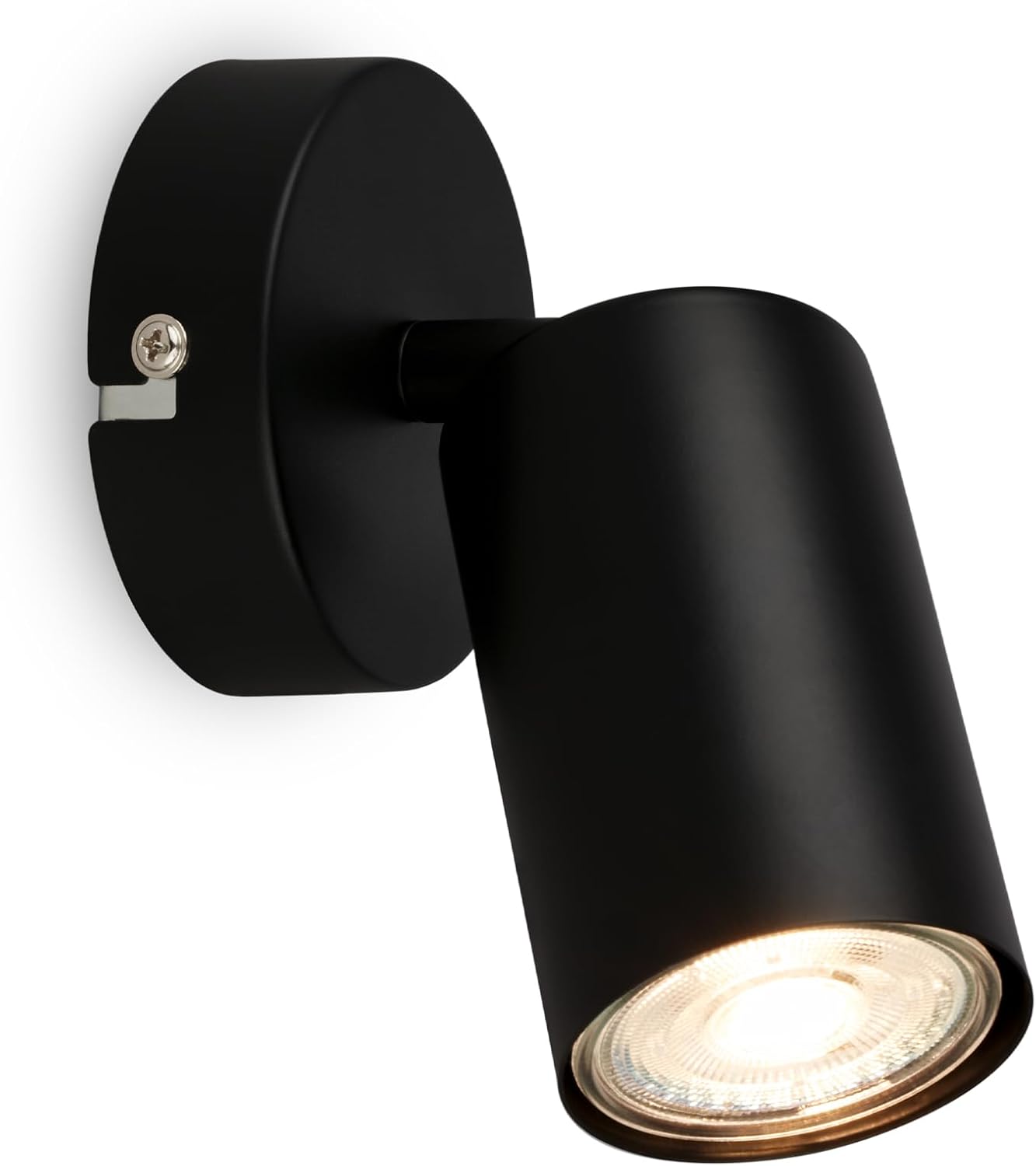 Czarny, regulowany kinkiet wewnętrzny, maks. 5 W, lampa do czytania, lampa do salonu i przedpokoju, kinkiet, reflektor kuchenny, kinkiet