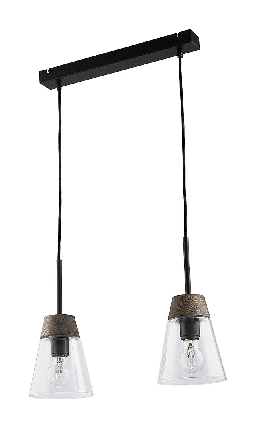 Lampa wisząca DOMINO I Jupiter szary E27 60 cm 1 szt.