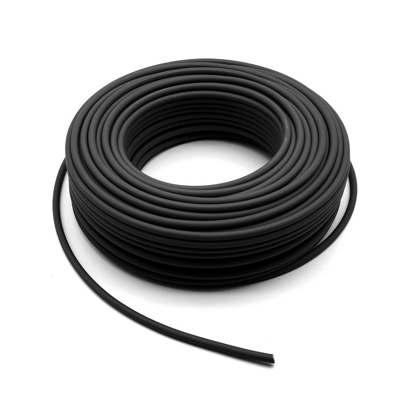 Cavo unipolare Alcapower 1x6mm² 50m nero, 1500V DC, 339 Ohm/Km, ideale per impianti fotovoltaici e industriali