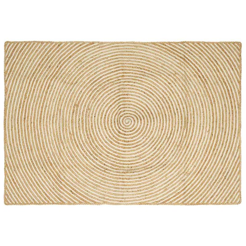 Dywany pokojowe Biały 120 x 170 cm Juta vidaXL